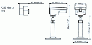 Schéma caméra Axis M1113