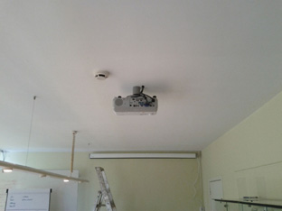 Installation-toile-projection